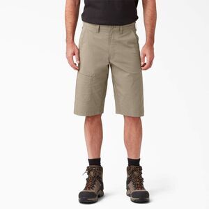 Dickies Hybrid Utility Shorts Mens Size 42 Biege Cooling Temp-IQ Performance UV
